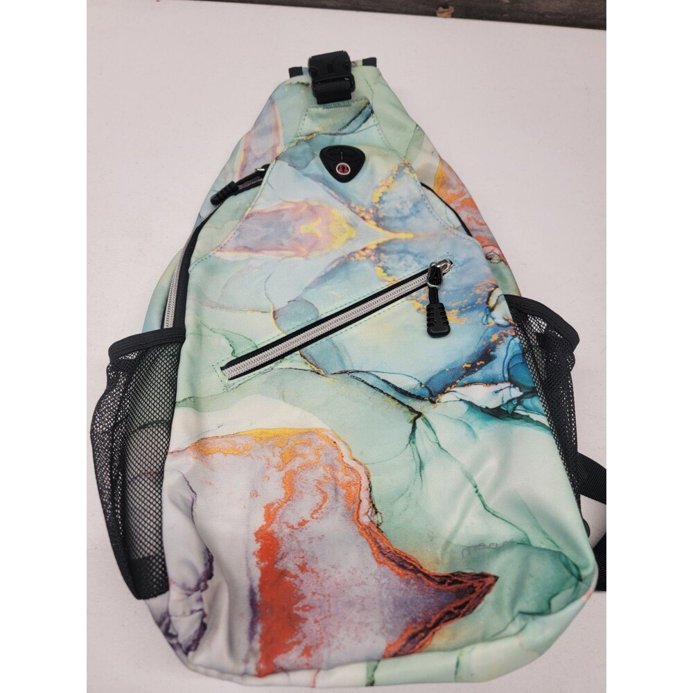 Mosiso Floral Print Crossbody Sling Daypack Backpack Travel Bag Item #1006